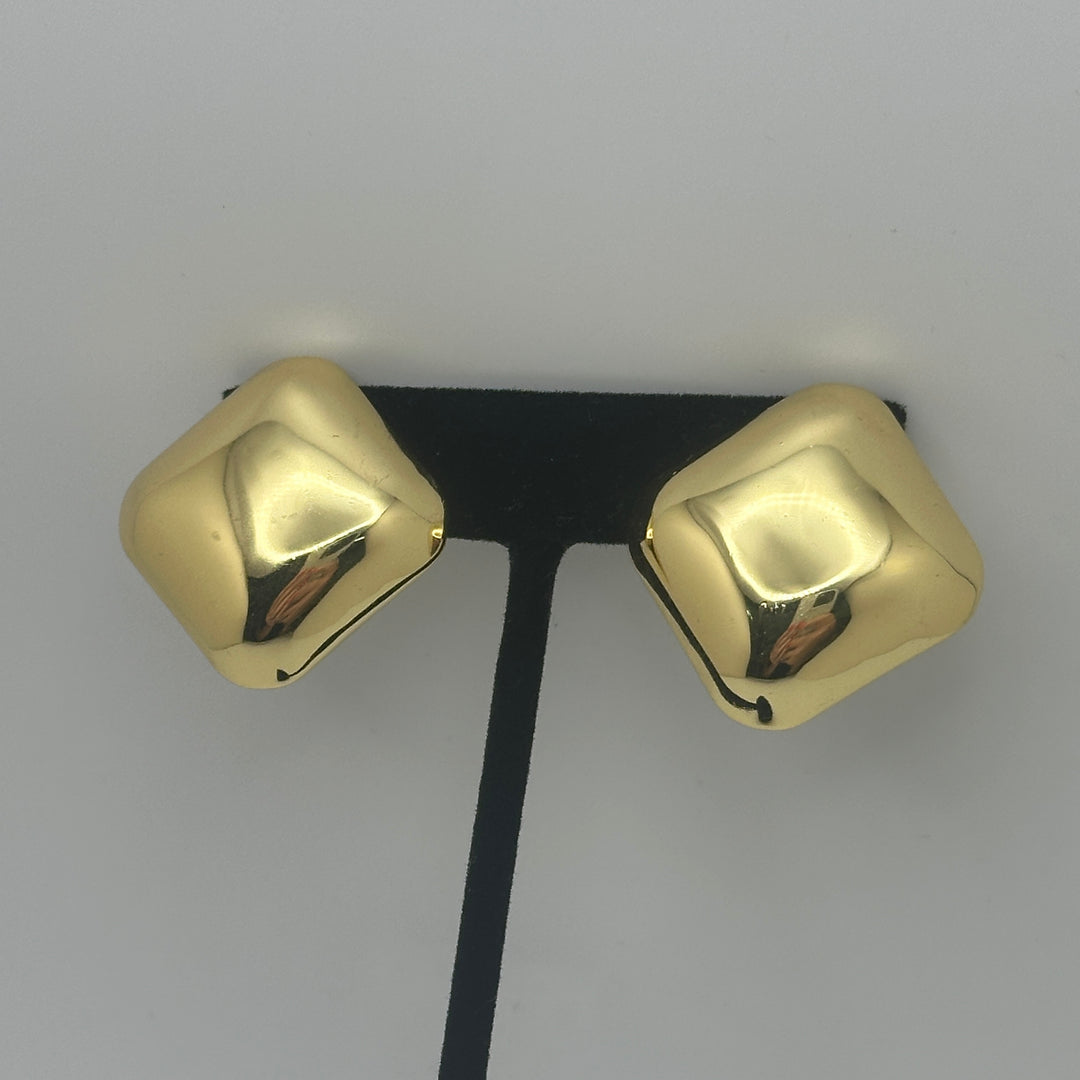 Gold Square Stud