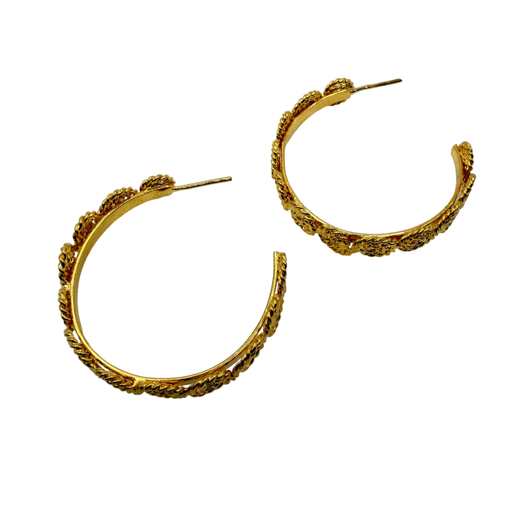 Eterna hoop earrings