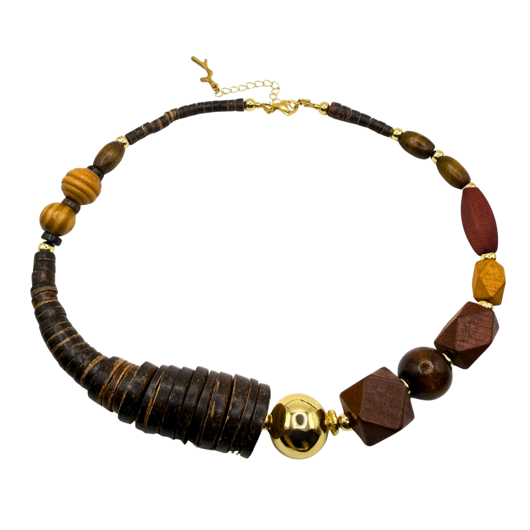 Wood necklace