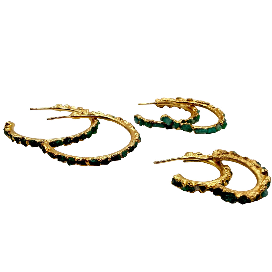 Emerald earrings