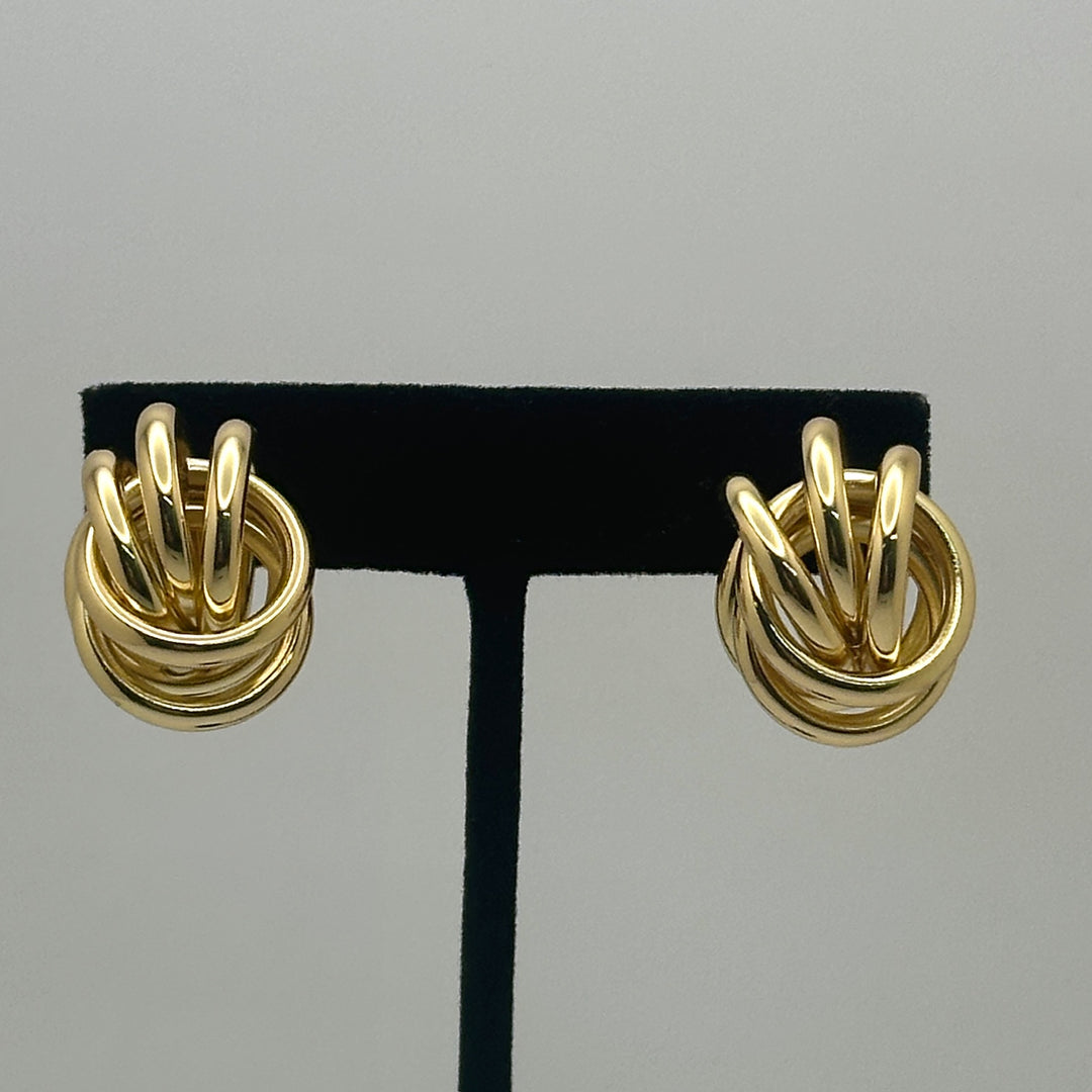 The Gold Knot Studs