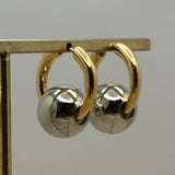 Naia Silver Gold Earring