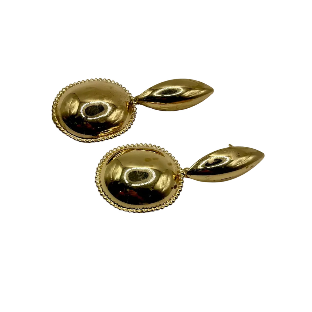 Medallion earrings