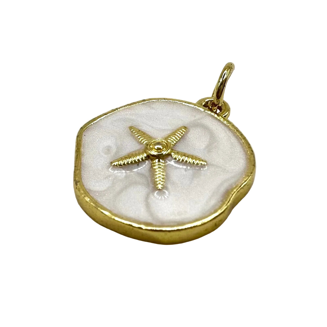 Round pearl charm
