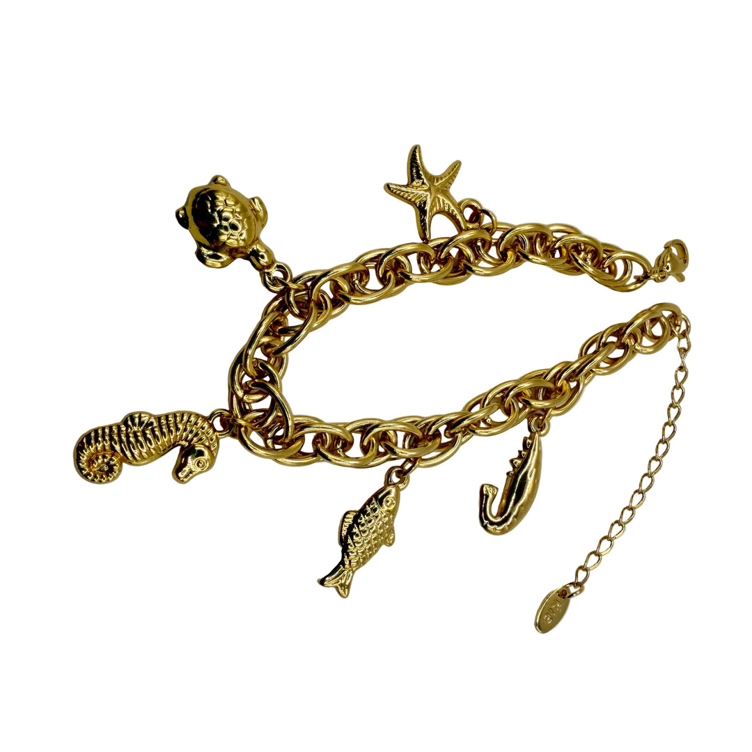 Golden sea bracelet