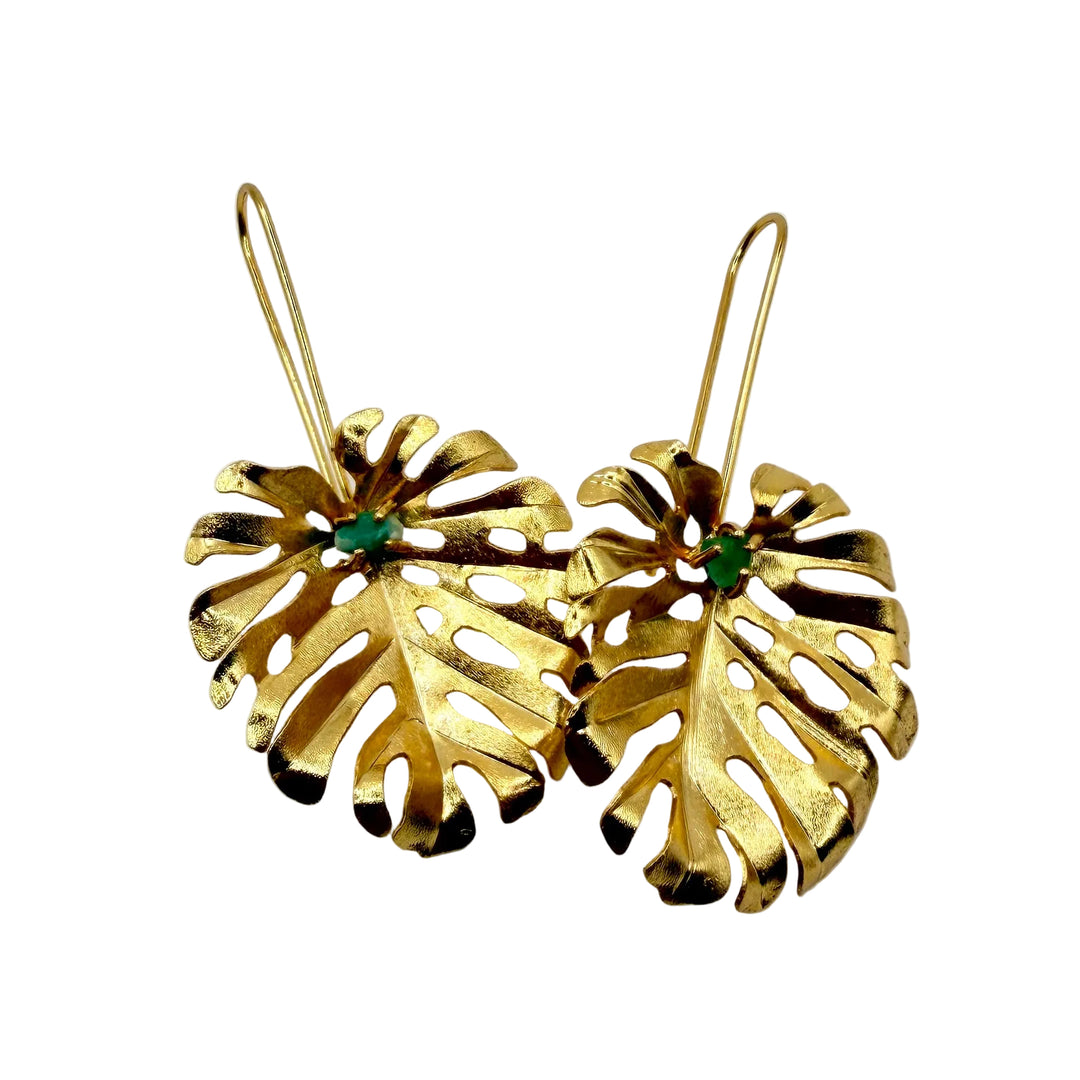 Tropical Emerald earrings