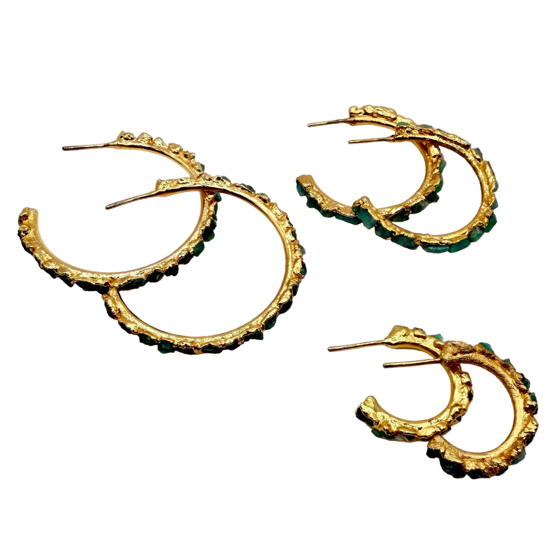 Emerald earrings