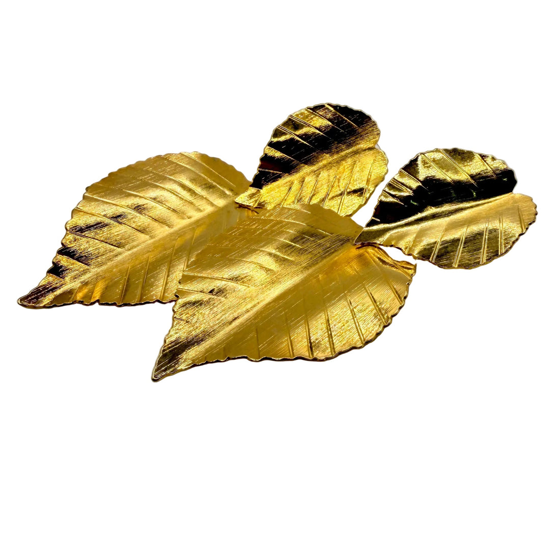 Tropical leaf earrings