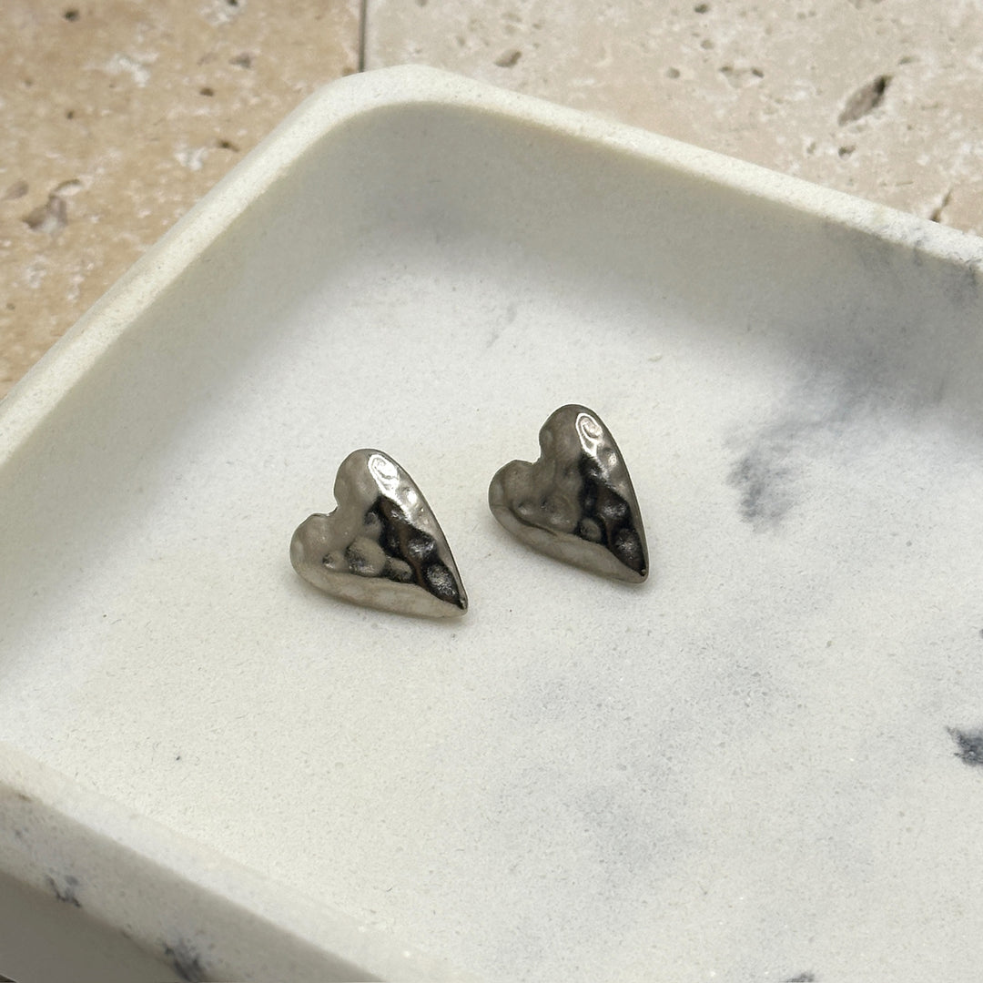 Mini Amor Silver Studs