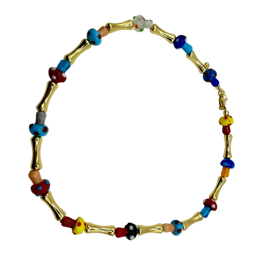 Color dots necklace