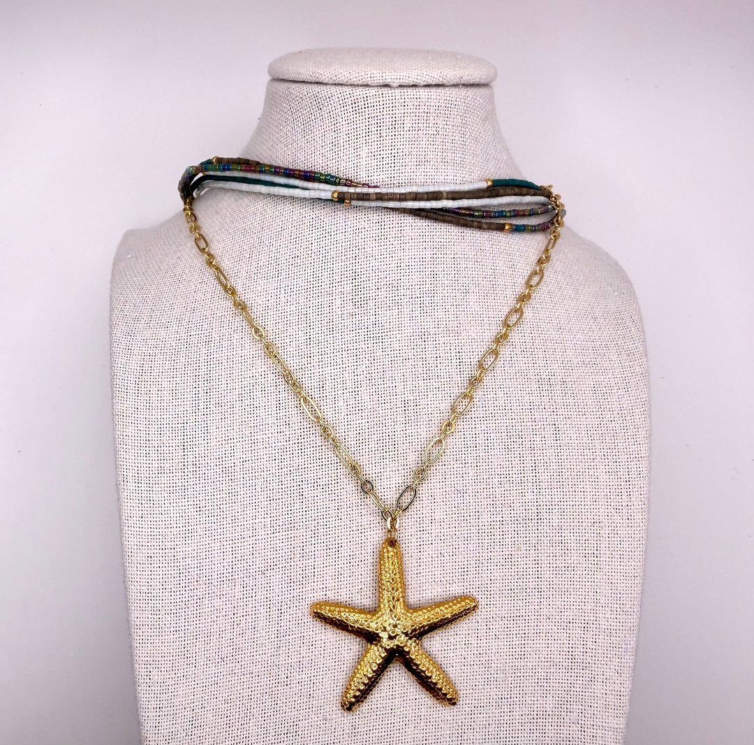 Sea Star layering necklace
