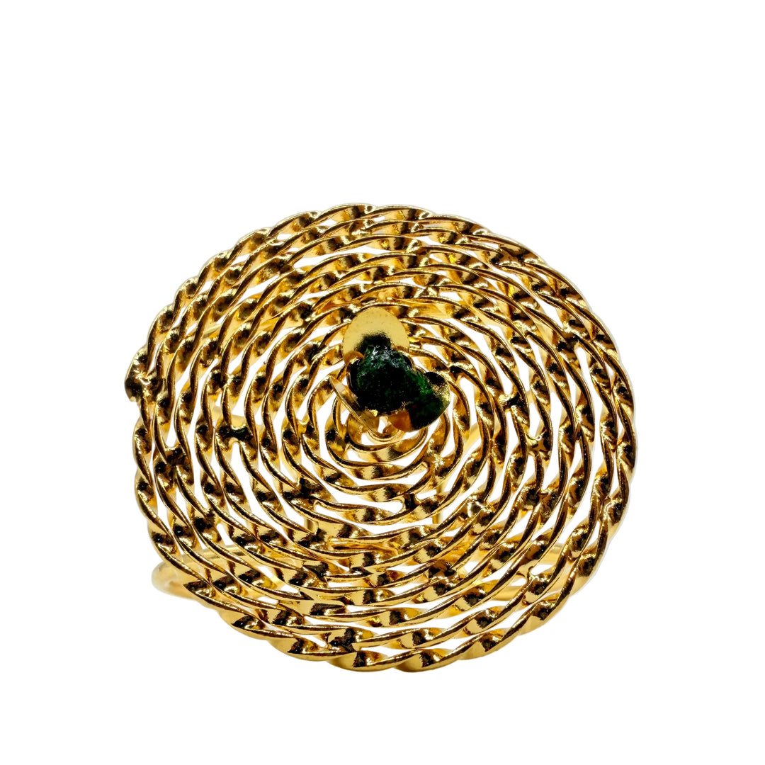 Emerald spiral Bracelet