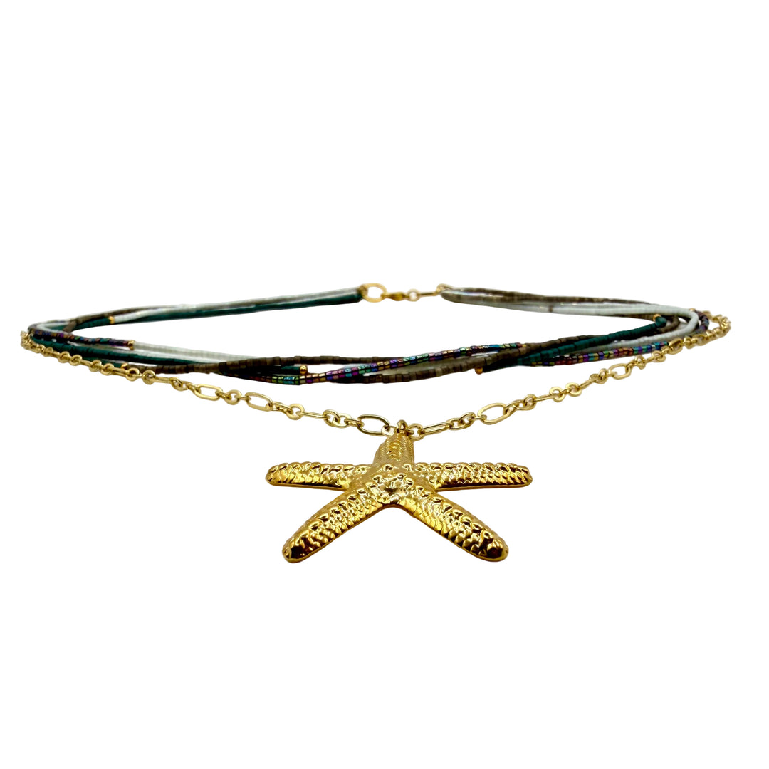 Sea Star layering necklace