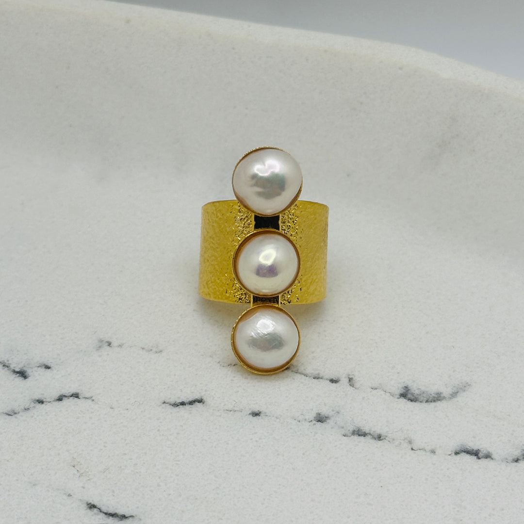 Celestial Pearl Ring