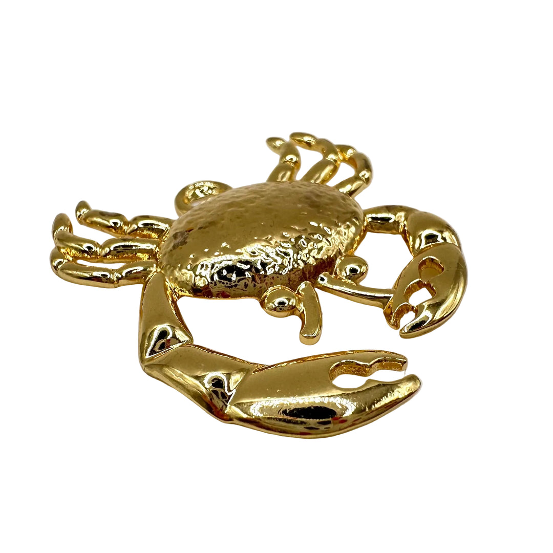 Golden crab  charm