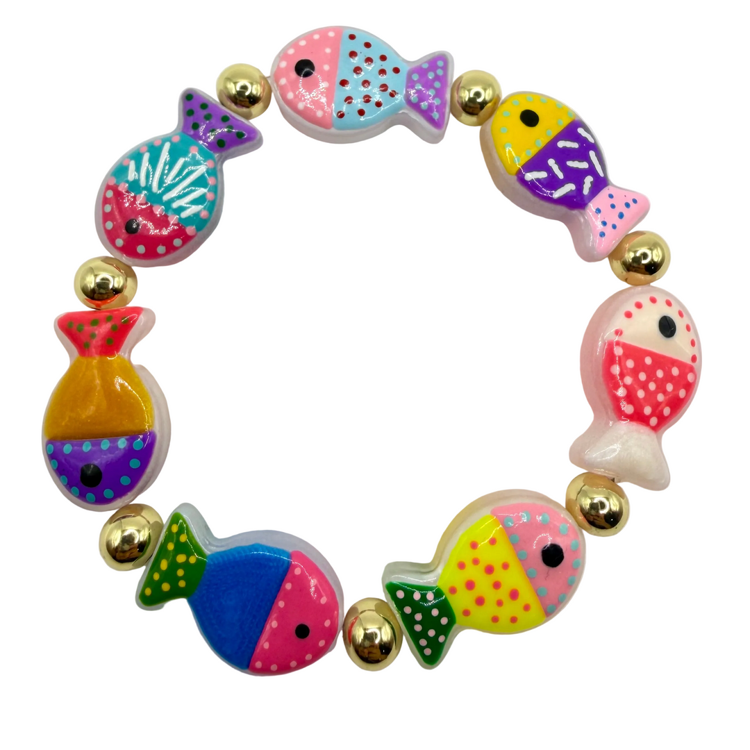 Color fish bracelet