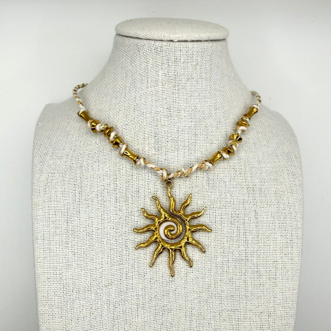 Sun necklace