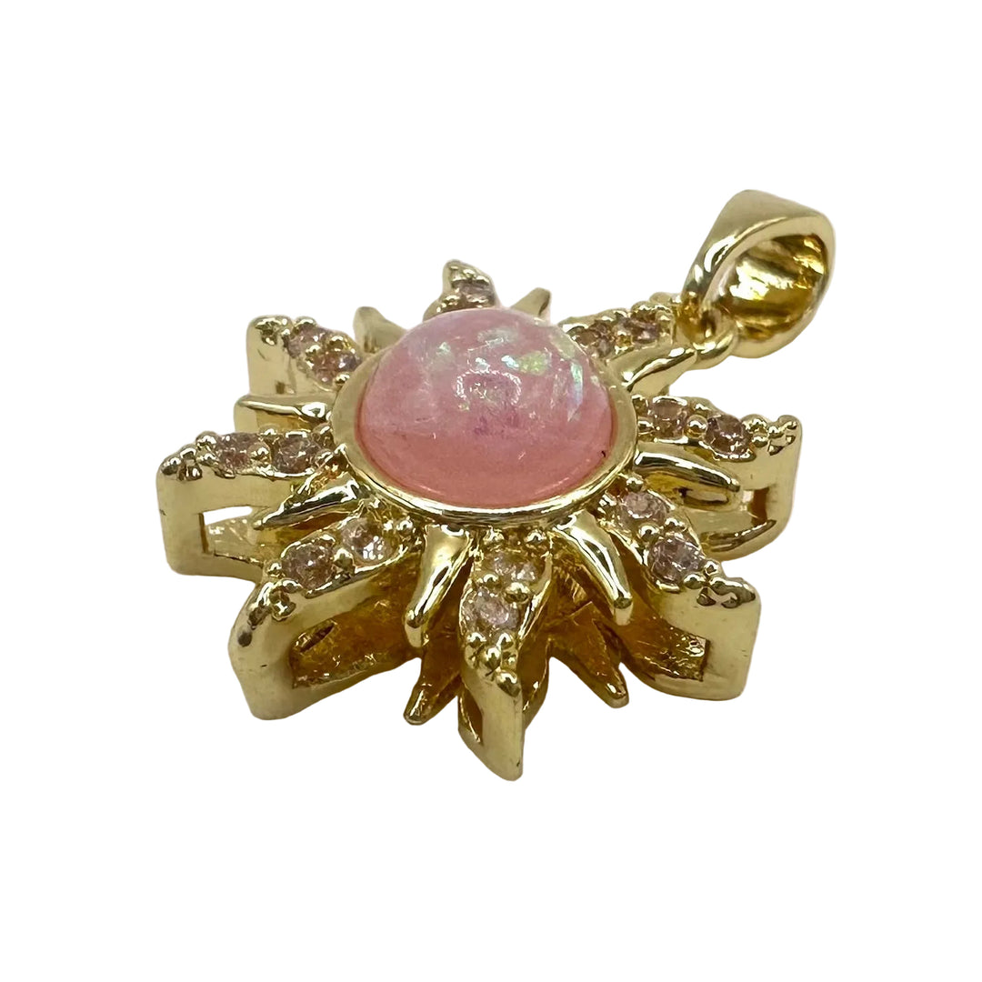 Pink Sun charm