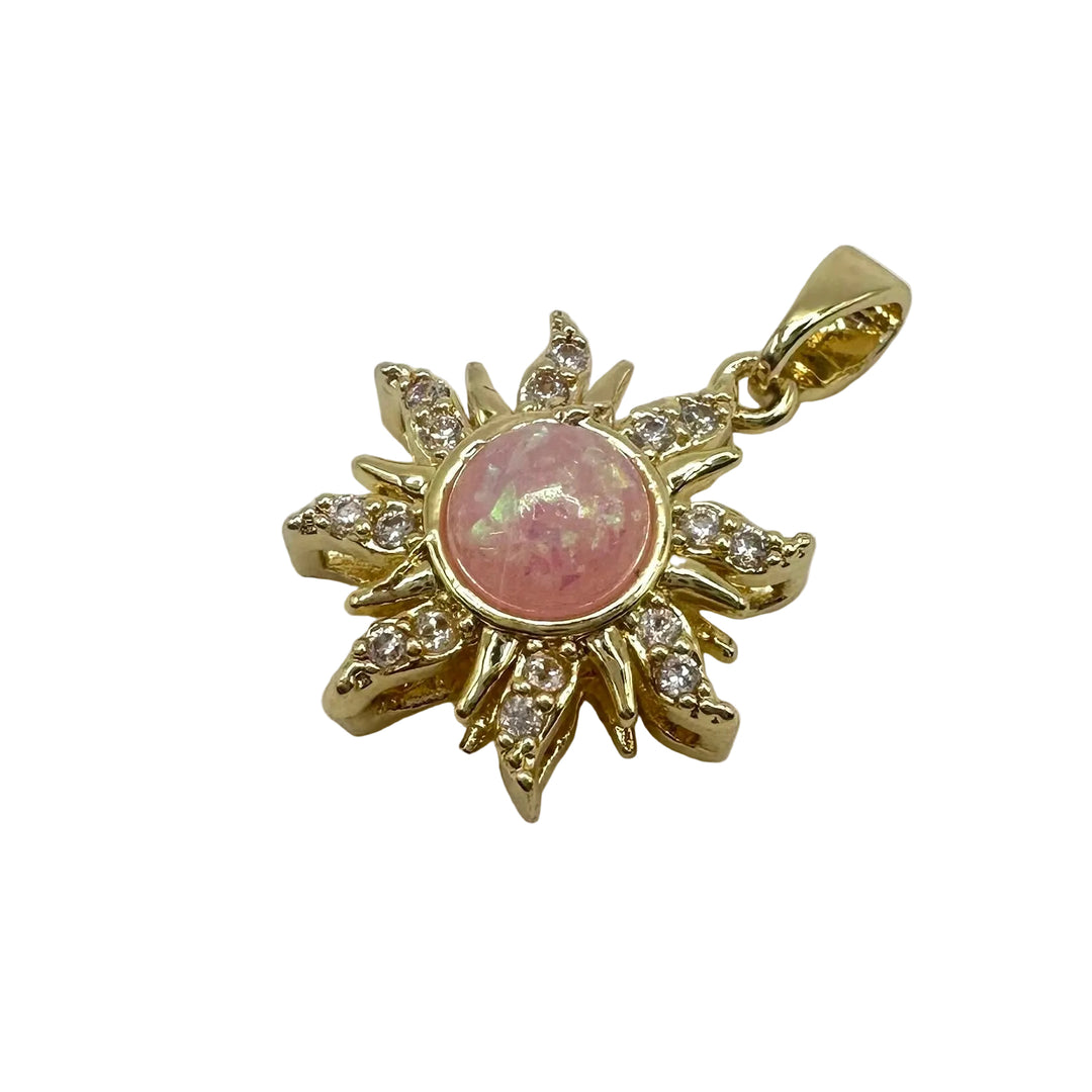 Pink Sun charm