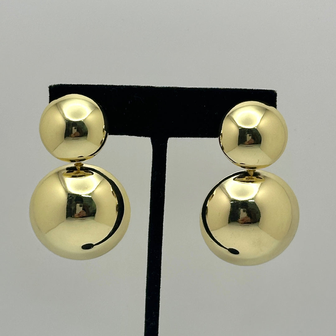 Gold Bubble Studs