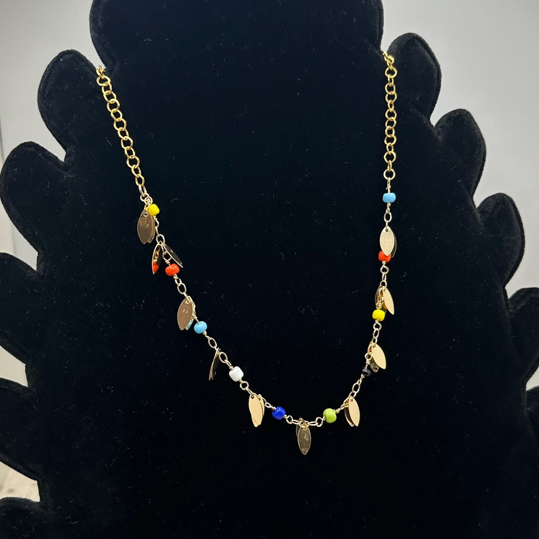 Hojitas de Colores Necklace