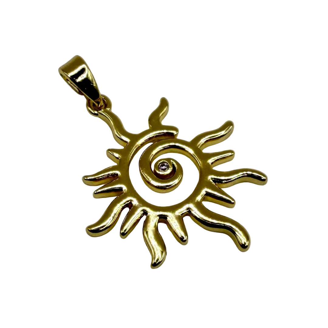 Golden sun charm