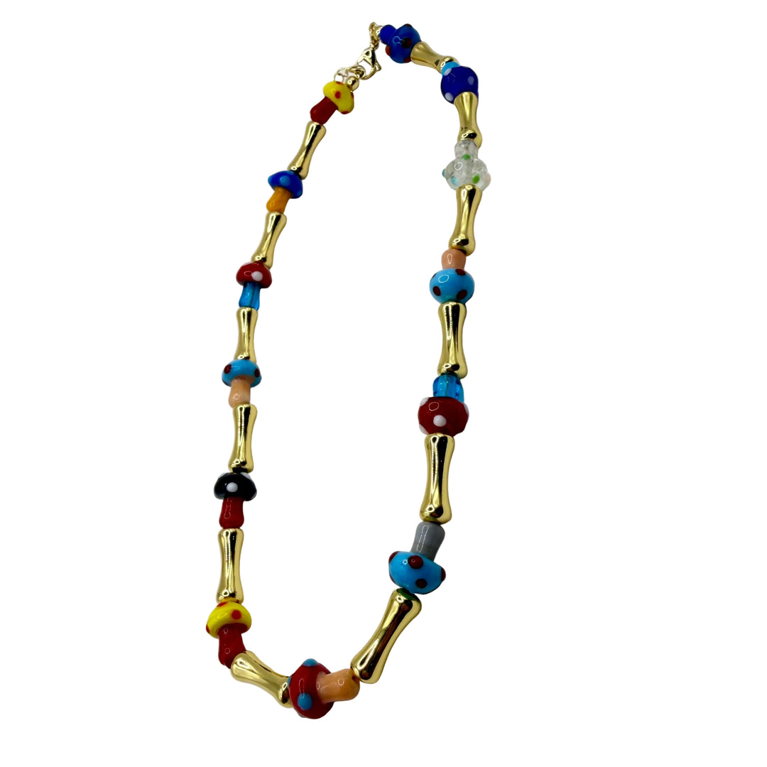 Color dots necklace