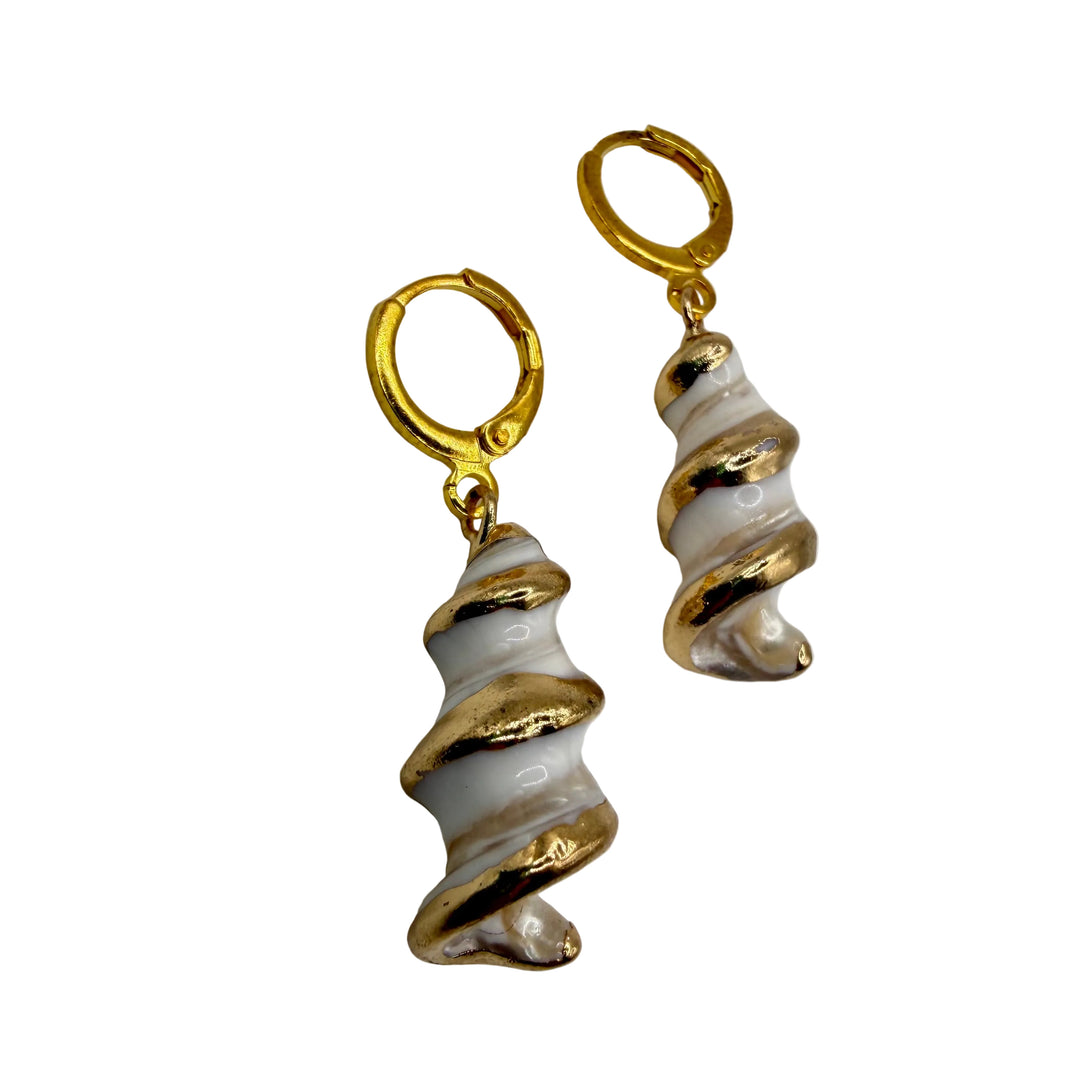Golden tide earrings
