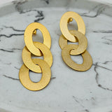 Link Gold Earrings
