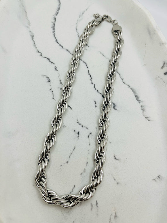 Silver Necklace A