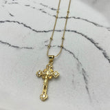 The Gold Cross S Necklace