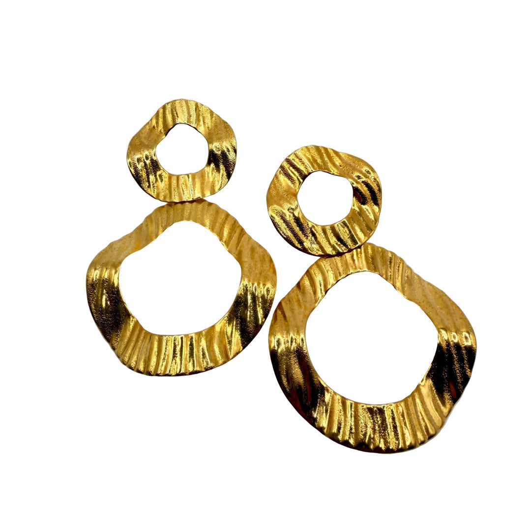 Golden tide earrings