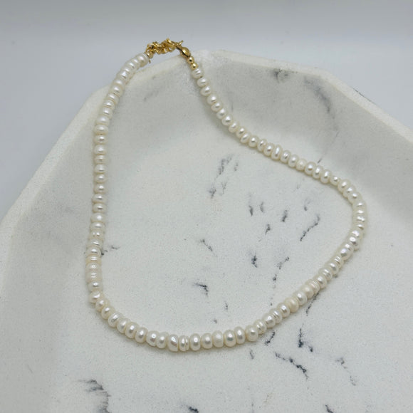 Celestial Pearl C Necklace