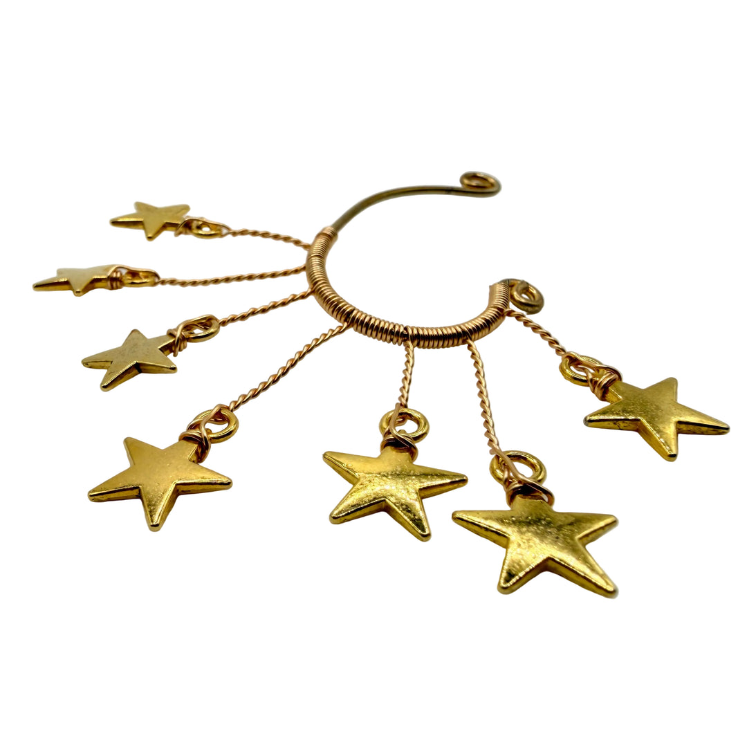 Golden stars earcuff