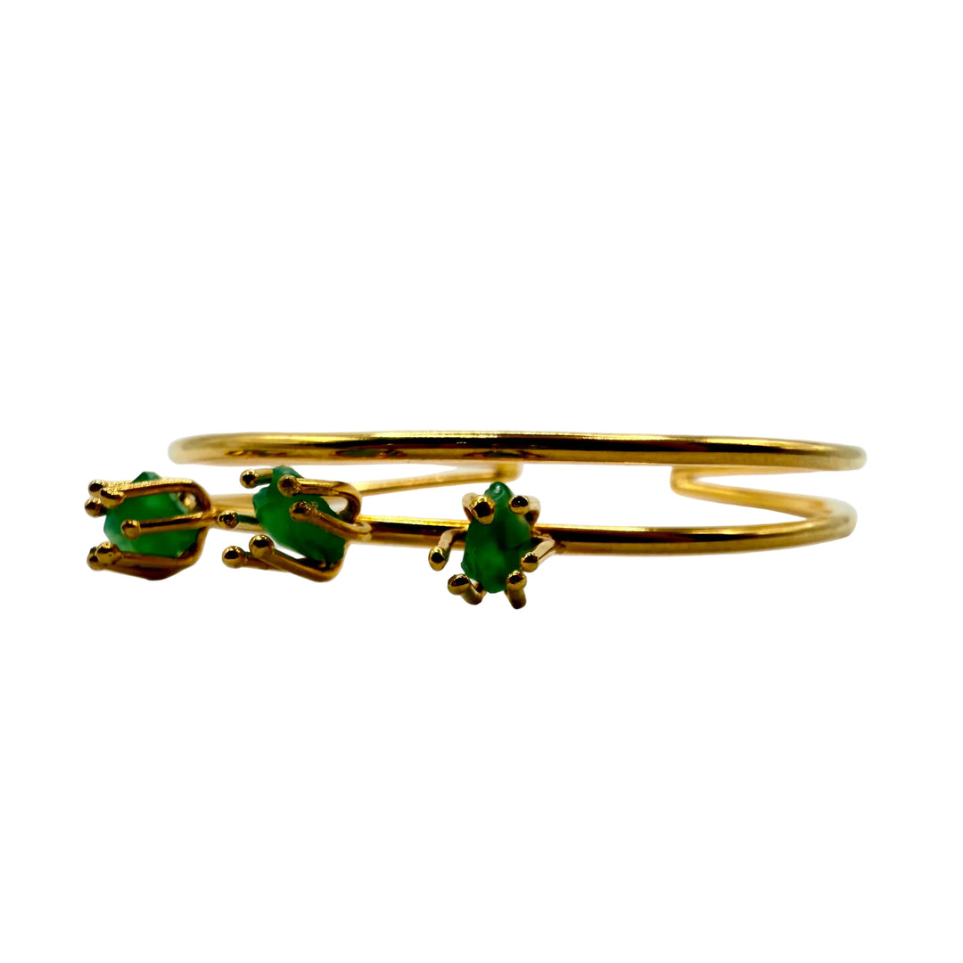 Triple emerald Bracelet