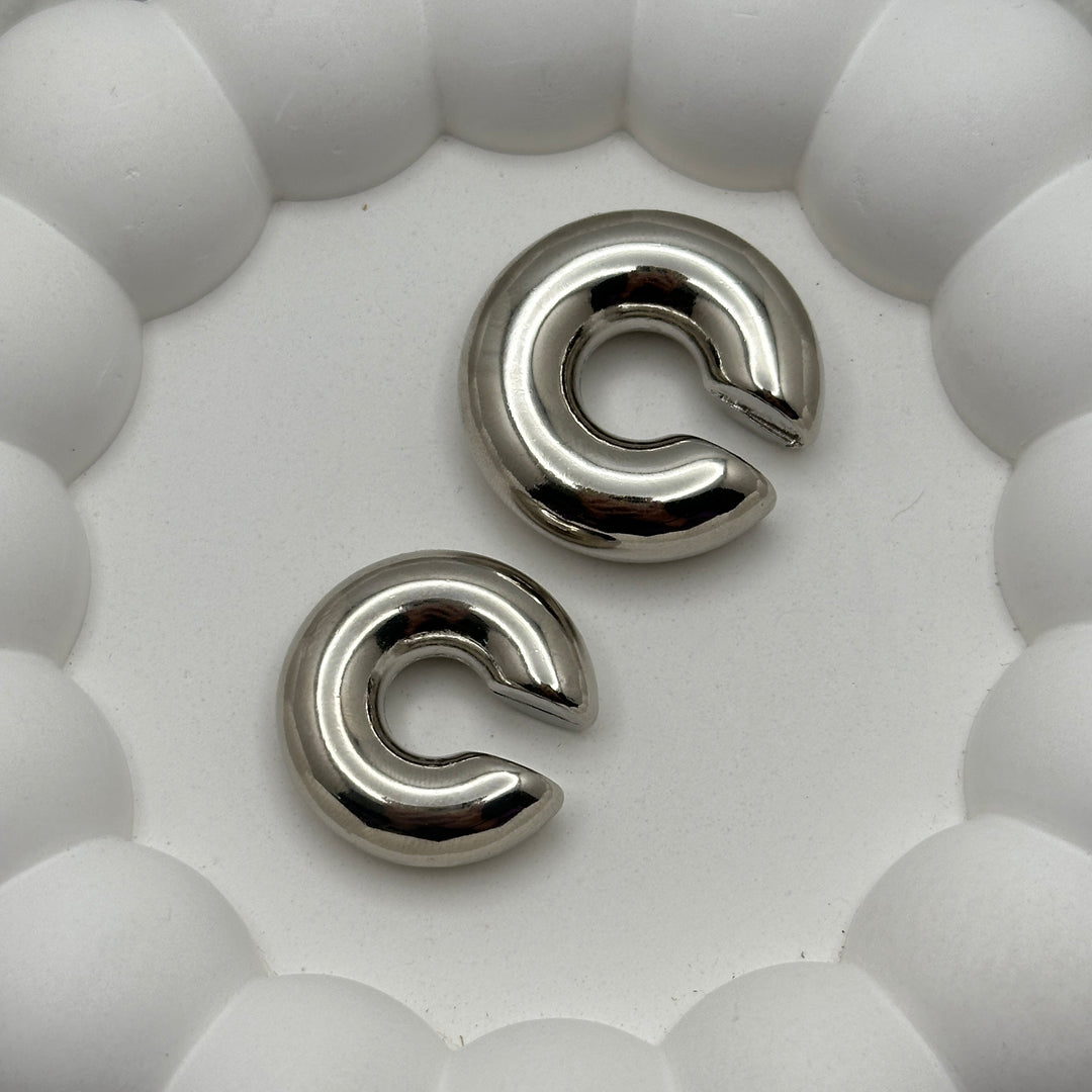 Chunky Silver Earcuff S