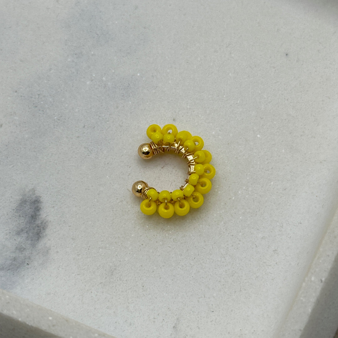 Sara Yellow Earcuff