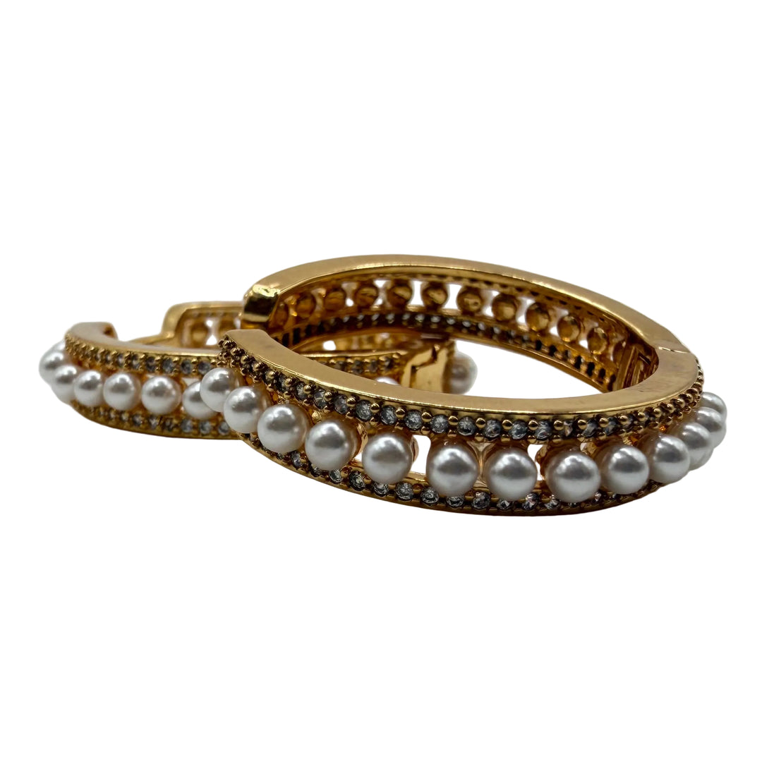Pearl hoop Earrings