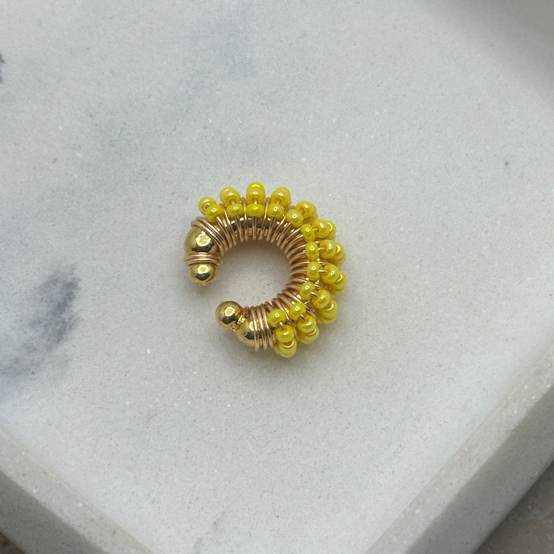 Yellow Storm Earcuff