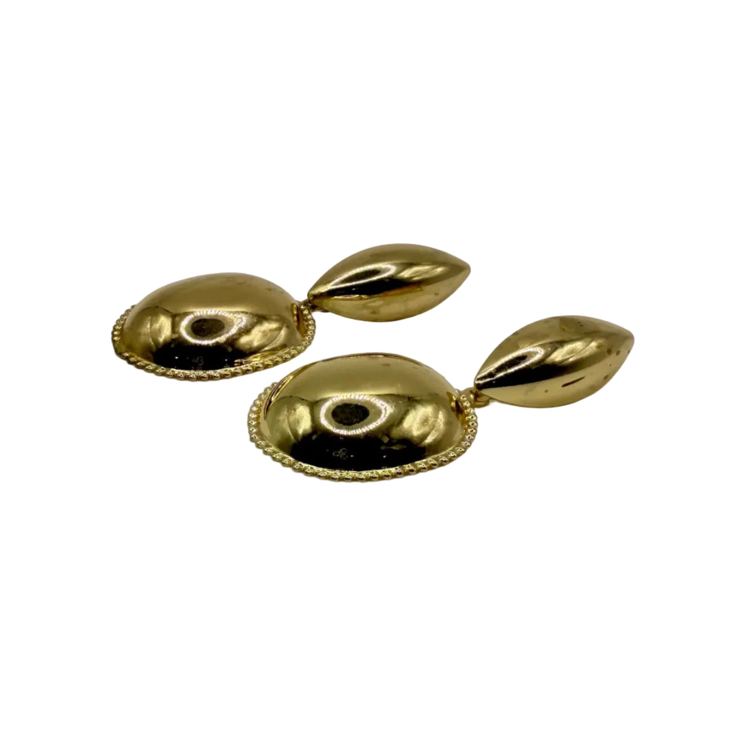 Medallion earrings