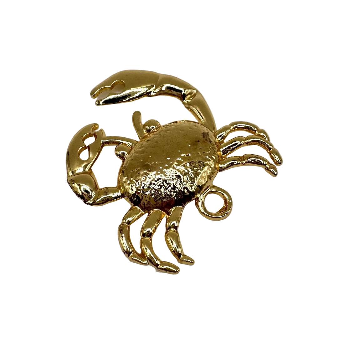 Golden crab  charm