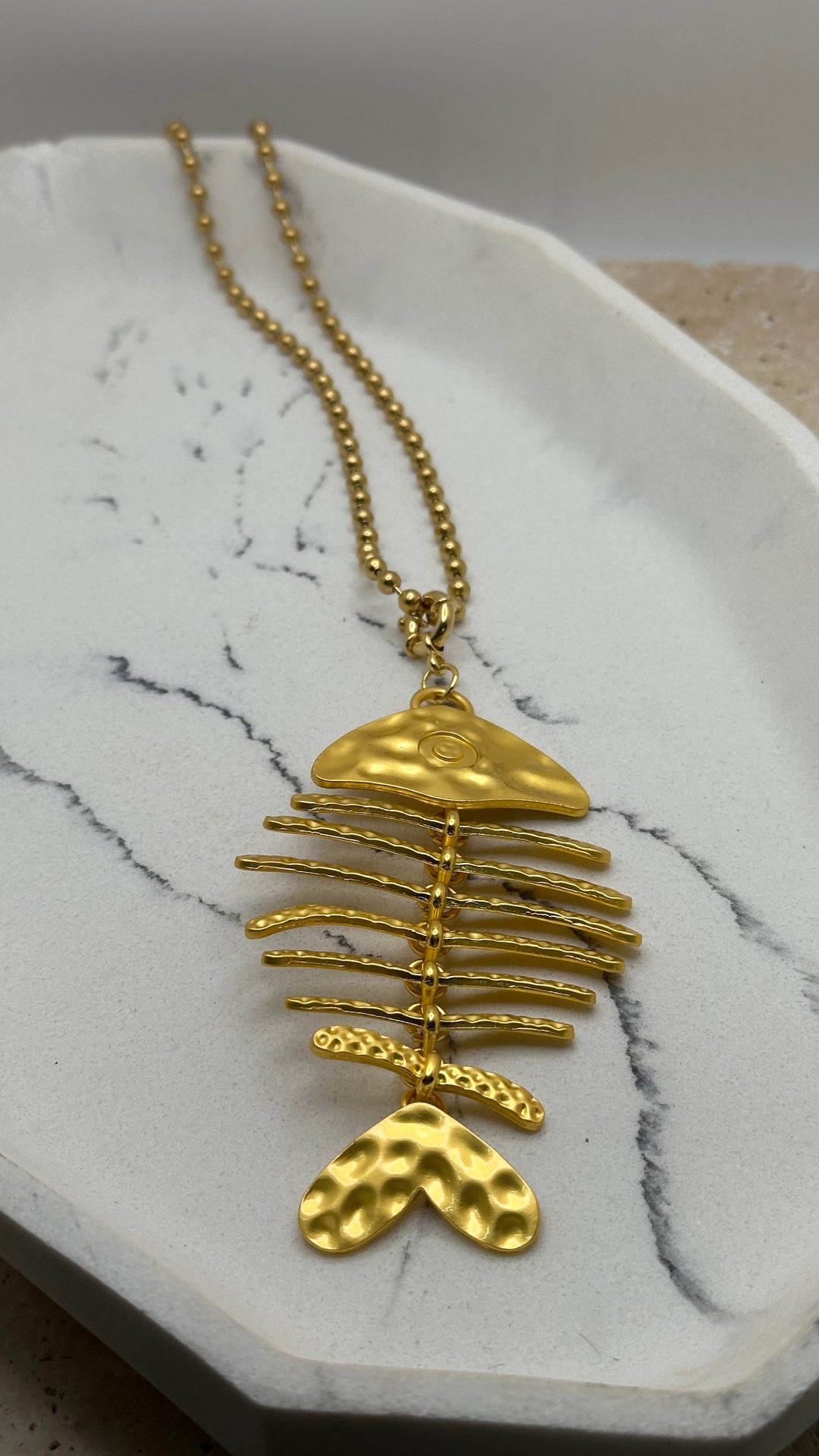 Big Fish Long Necklace