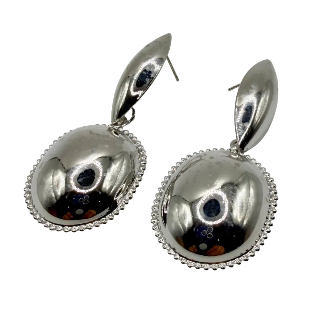 Medallion earrings