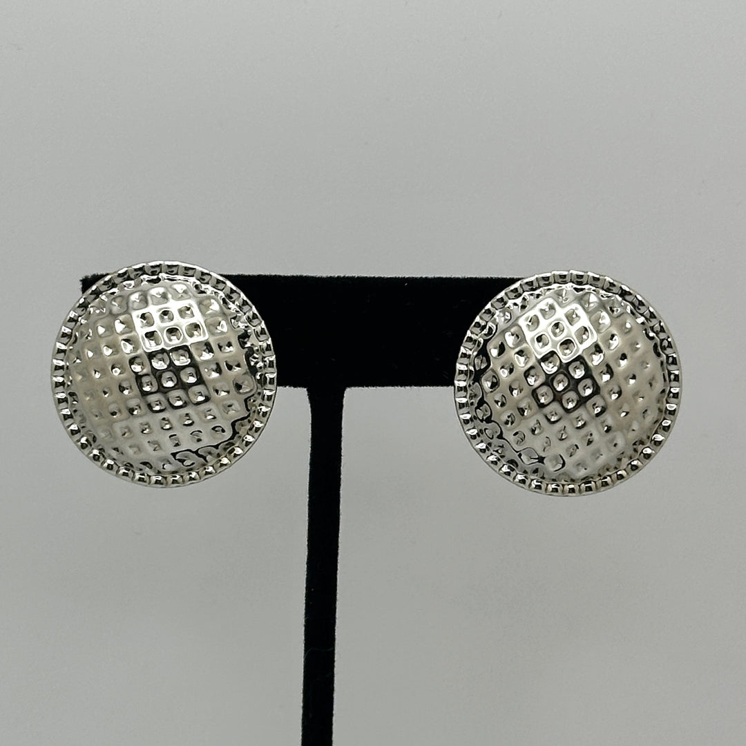 Silver Disco Studs