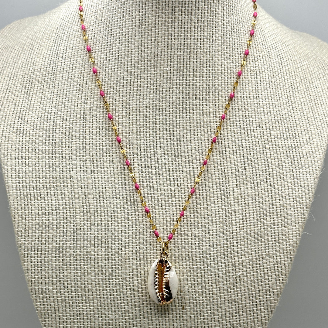 Pink Caracol Necklace