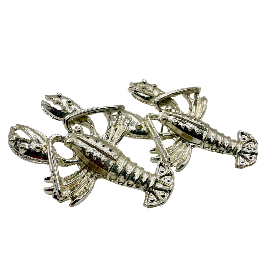 Silver Lobster earrings