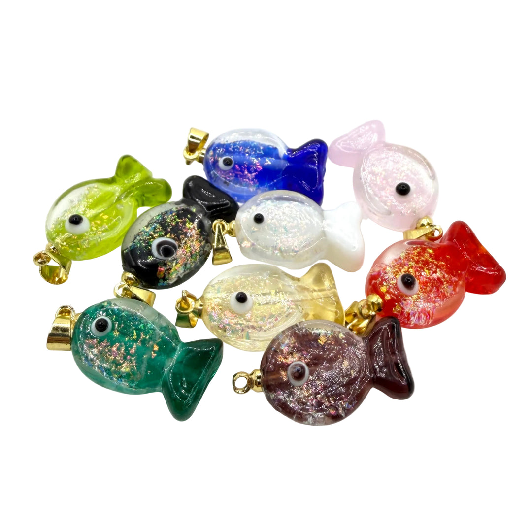 Color Fish charm
