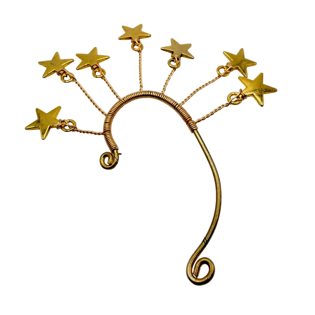 Golden stars earcuff