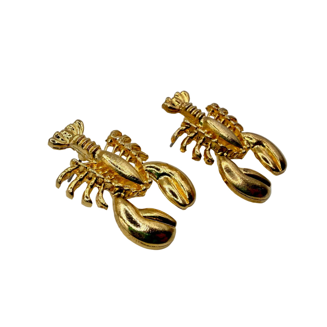 Golden Lobster earrings