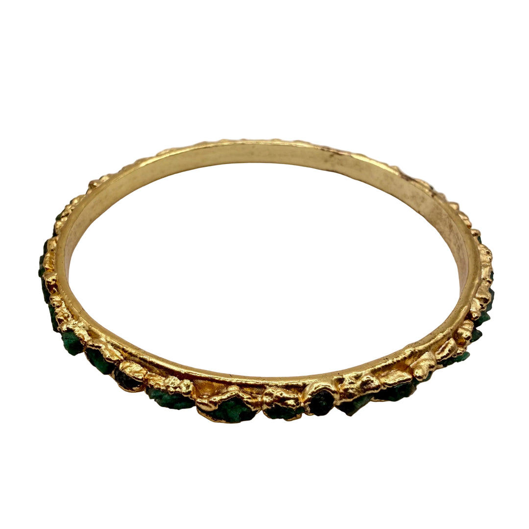 Emerald hoop Bracelet